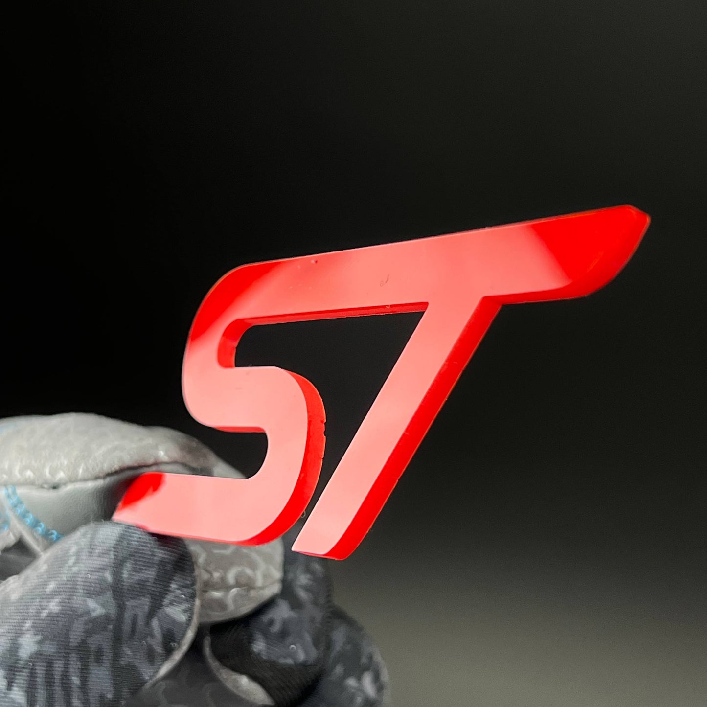 1PC ST 3D Acrylic Badge - Car Truck Emblem Fender Tailgate Trunk Sticker