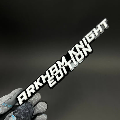 1PC ARKHAM KNIGHT EDITION 3D Acrylic Badge - Car Truck Emblem Fender Sticker