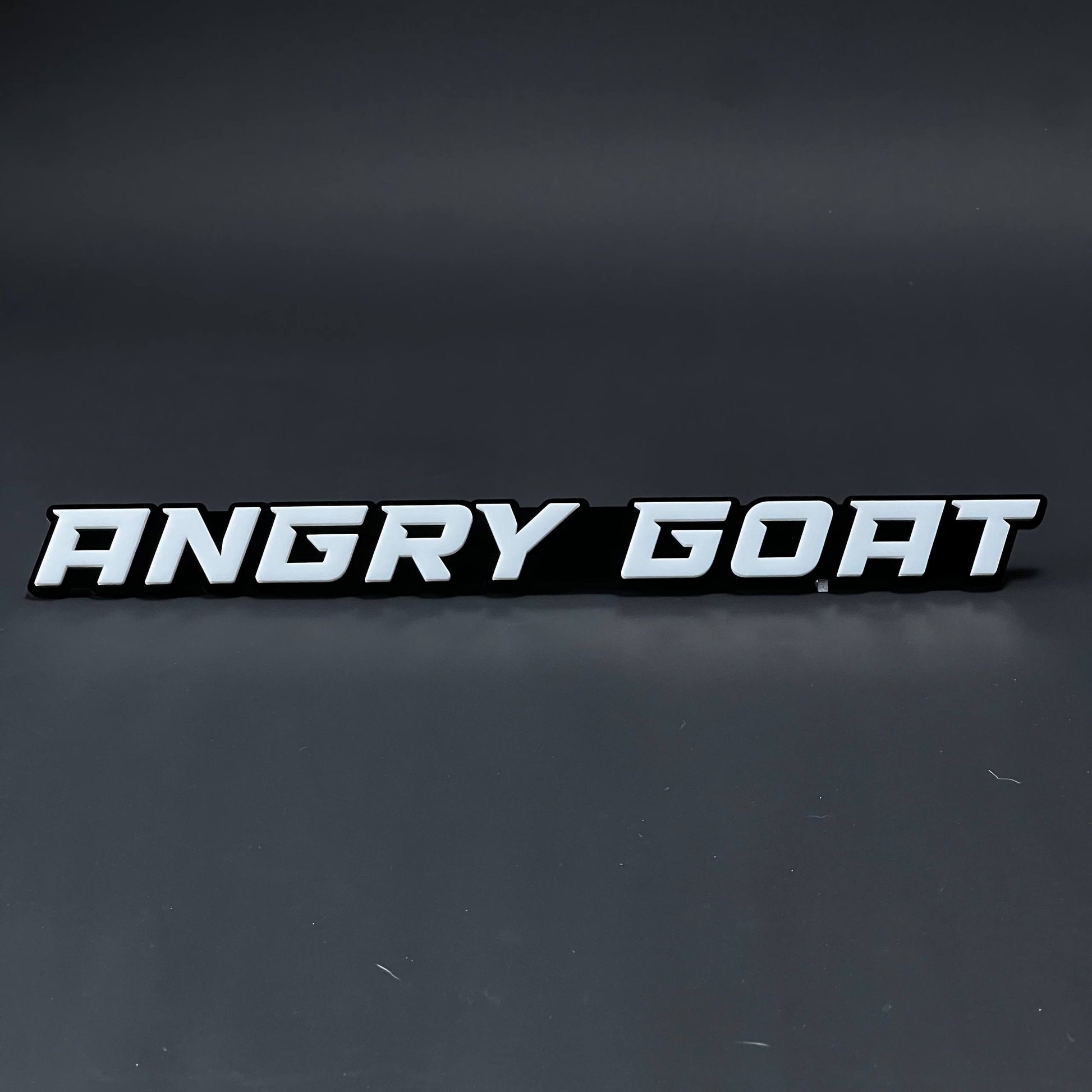 1PC ANGRY GOAT 3D Acrylic Badge - Car Truck Emblem Fender Tailgate Trunk Sticker