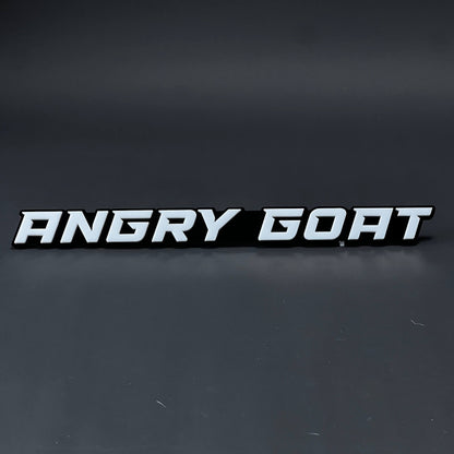 1PC ANGRY GOAT 3D Acrylic Badge - Car Truck Emblem Fender Tailgate Trunk Sticker