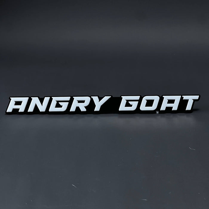 1PC ANGRY GOAT 3D Acrylic Badge - Car Truck Emblem Fender Tailgate Trunk Sticker