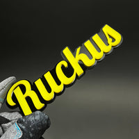 1PC Ruckus 3D Acrylic Badge - Car Truck Emblem Fender Tailgate Trunk Sticker