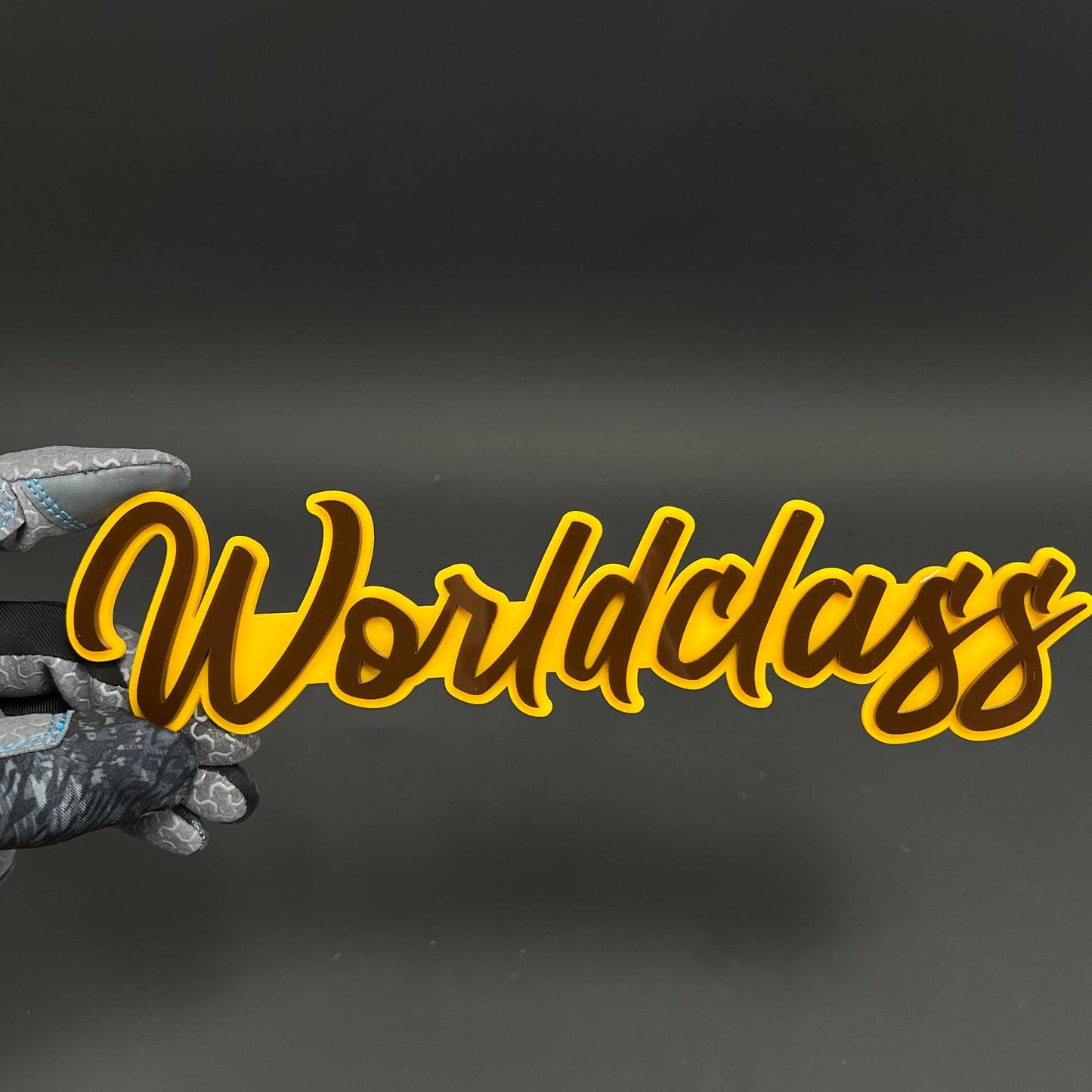 1PC Worldclass 3D Acrylic Badge - Car Truck Emblem Fender Tailgate Trunk Sticker