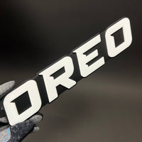 1PC OREO 3D Acrylic Badge - Car Truck Emblem Fender Tailgate Trunk Sticker