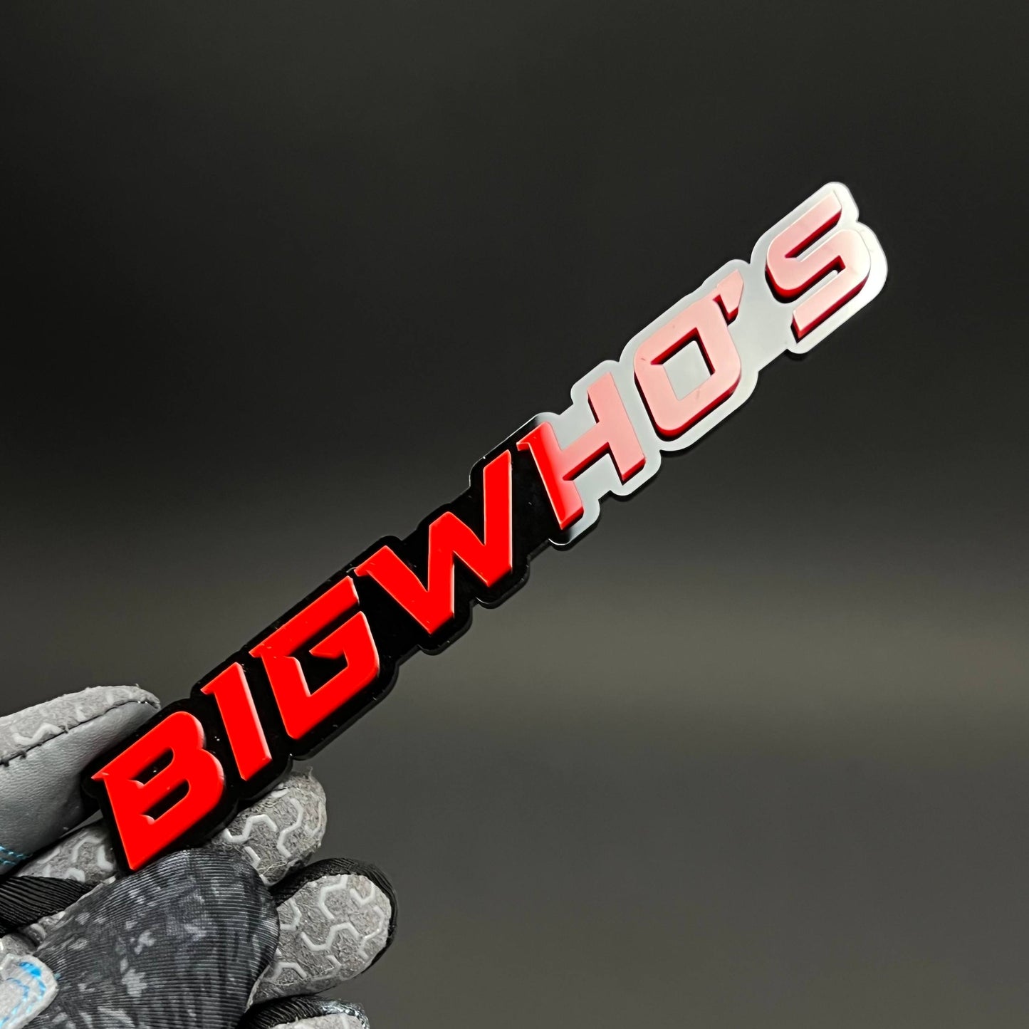 1PC BIGWHO'S 3D Acrylic Badge - Car Truck Emblem Fender Tailgate Trunk Sticker