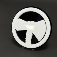 1PC Axe Emblem 3D Acrylic Badge - Car Truck Emblem Fender Tailgate Trunk Sticker
