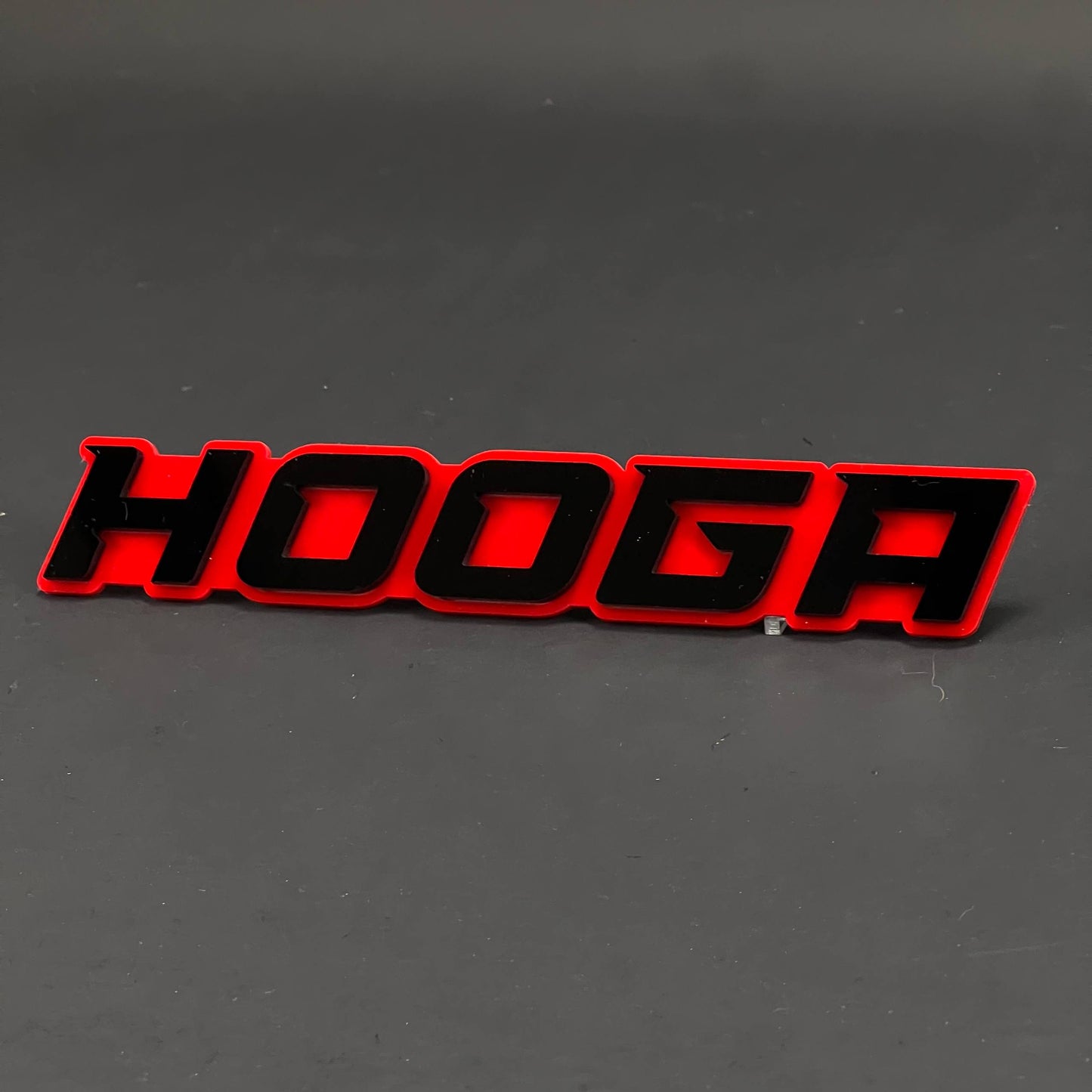 1PC HOOGA 3D Acrylic Badge - Car Truck Emblem Fender Tailgate Trunk Sticker