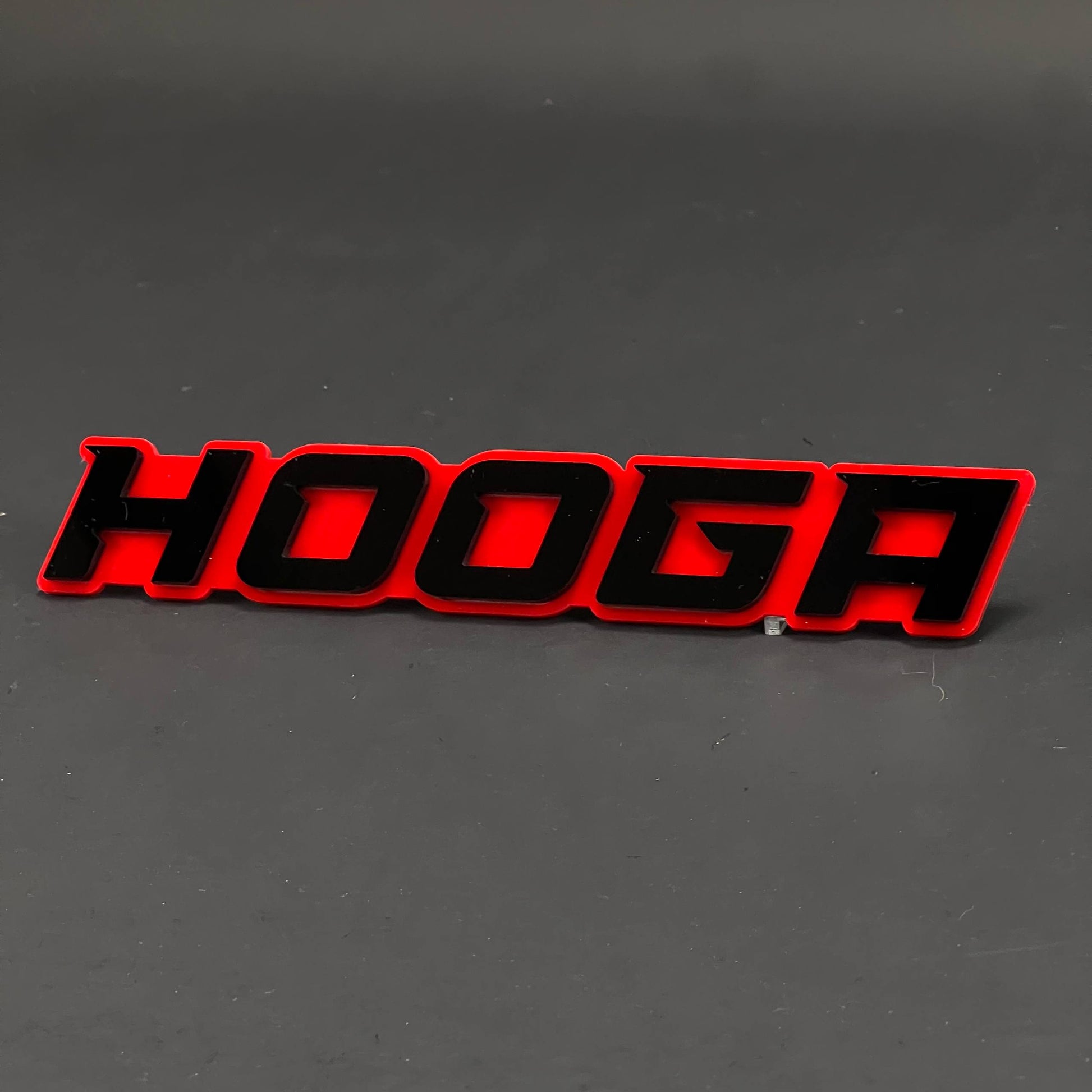 1PC HOOGA 3D Acrylic Badge - Car Truck Emblem Fender Tailgate Trunk Sticker