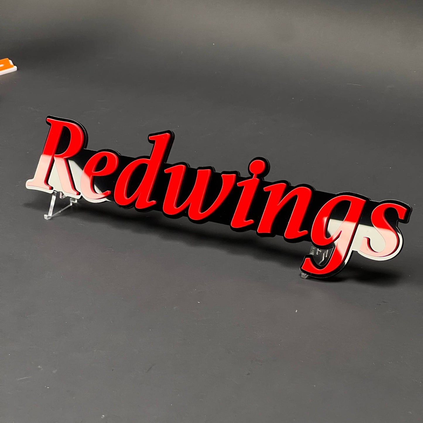 1PC Redwings 3D Acrylic Badge - Car Truck Emblem Fender Tailgate Trunk Sticker