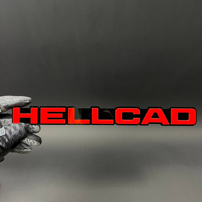 1PC HELLCAD 3D Acrylic Badge - Car Truck Emblem Fender Tailgate Trunk Sticker