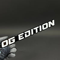 1PC OG EDITION 3D Acrylic Badge - Car Truck Emblem Fender Tailgate Trunk Sticker