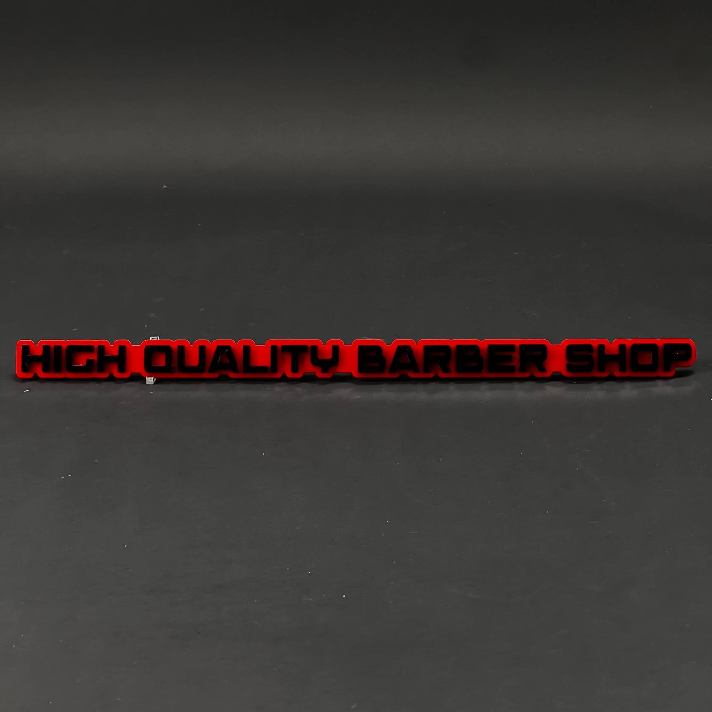 1PC HIGH QUALITY BARBER SHOP 3D Acrylic Badge - Car Truck Emblem Fender Sticker