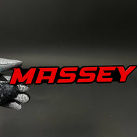 1PC MASSEY 3D Acrylic Badge - Car Truck Emblem Fender Tailgate Trunk Sticker