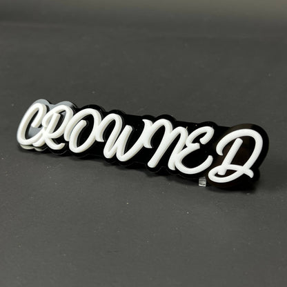 1PC CROWNED 3D Acrylic Badge - Car Truck Emblem Fender Tailgate Trunk Sticker