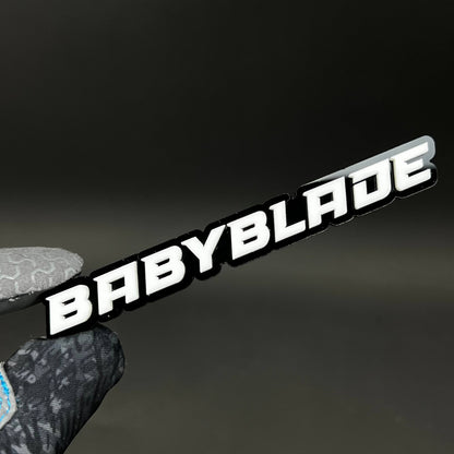 1PC BABYBLADE 3D Acrylic Badge - Car Truck Emblem Fender Tailgate Trunk Sticker