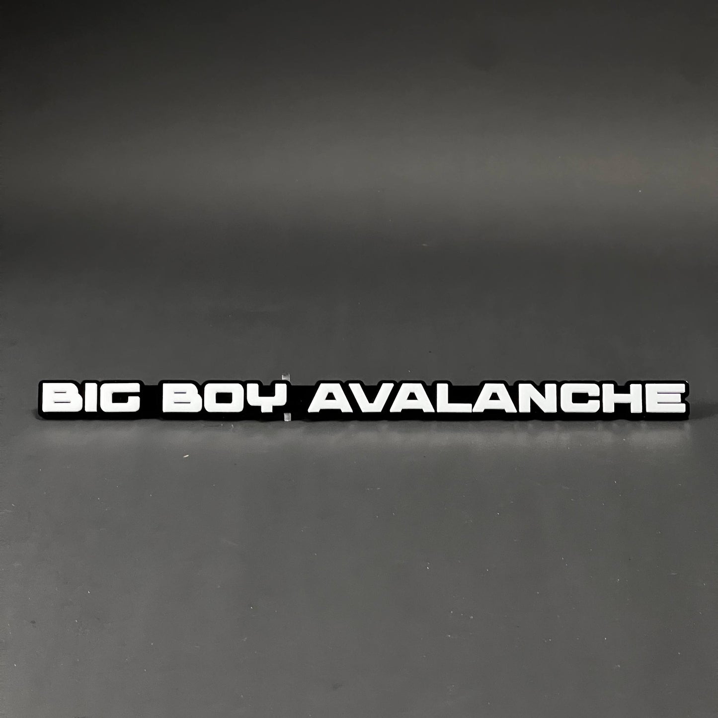1PC BIG BOY AVALANCHE 3D Acrylic Badge - Car Truck Emblem Fender Sticker