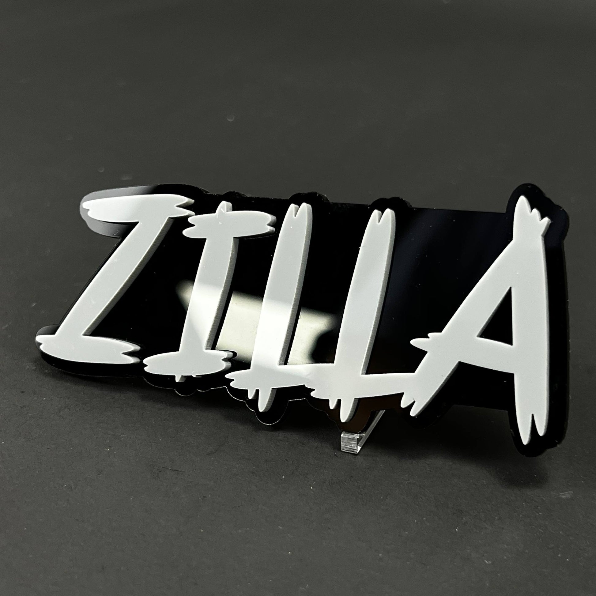 1PC ZILLA 3D Acrylic Badge - Car Truck Emblem Fender Tailgate Trunk Sticker