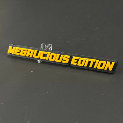 1PC MEGALICIOUS EDITION 3D Acrylic Badge - Car Truck Emblem Fender Sticker