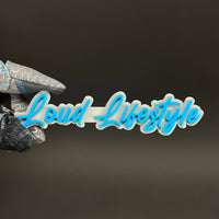 1PC Loud Lifestyle 3D Acrylic Badge - Car Truck Emblem Fender Sticker