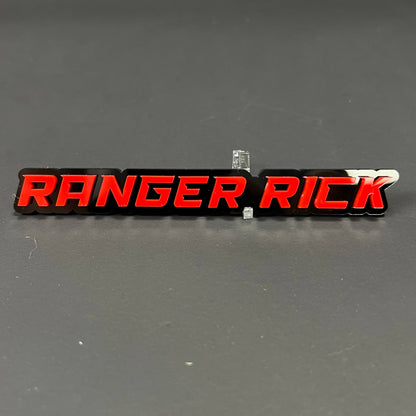 1PC RANGER RICK 3D Acrylic Badge - Car Truck Emblem Fender Sticker