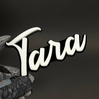 1PC Tara 3D Acrylic Badge - Car Truck Emblem Fender Tailgate Trunk Sticker