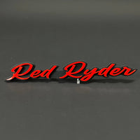 1PC Red Ryder 3D Acrylic Badge - Car Truck Emblem Fender Tailgate Trunk Sticker