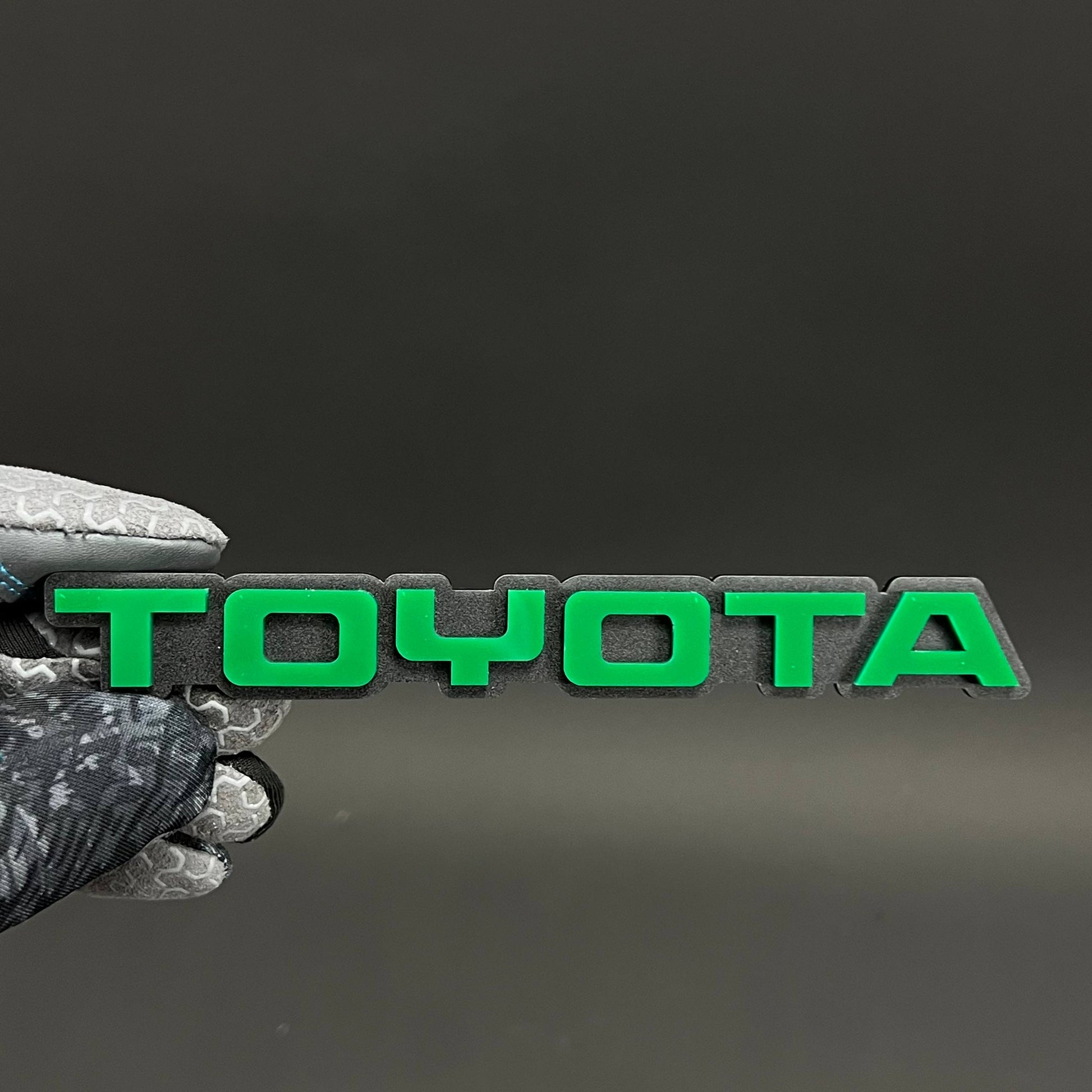 1PC TOYOTA 3D Acrylic Badge - Car Truck Emblem Fender Tailgate Trunk Sticker