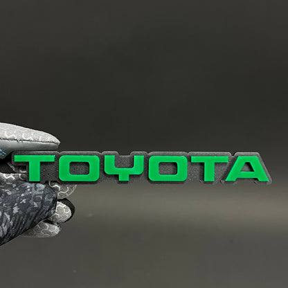 1PC TOYOTA 3D Acrylic Badge - Car Truck Emblem Fender Tailgate Trunk Sticker