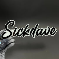 1PC Sickdave 3D Acrylic Badge - Car Truck Emblem Fender Tailgate Trunk Sticker
