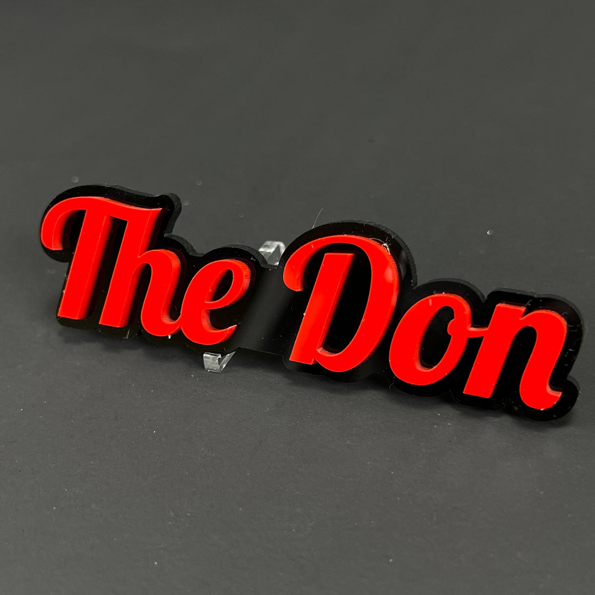 1PC The Don 3D Acrylic Badge - Car Truck Emblem Fender Tailgate Trunk Sticker