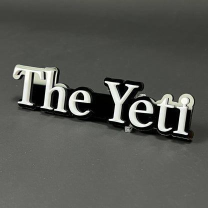 1PC The Yeti 3D Acrylic Badge - Car Truck Emblem Fender Tailgate Trunk Sticker