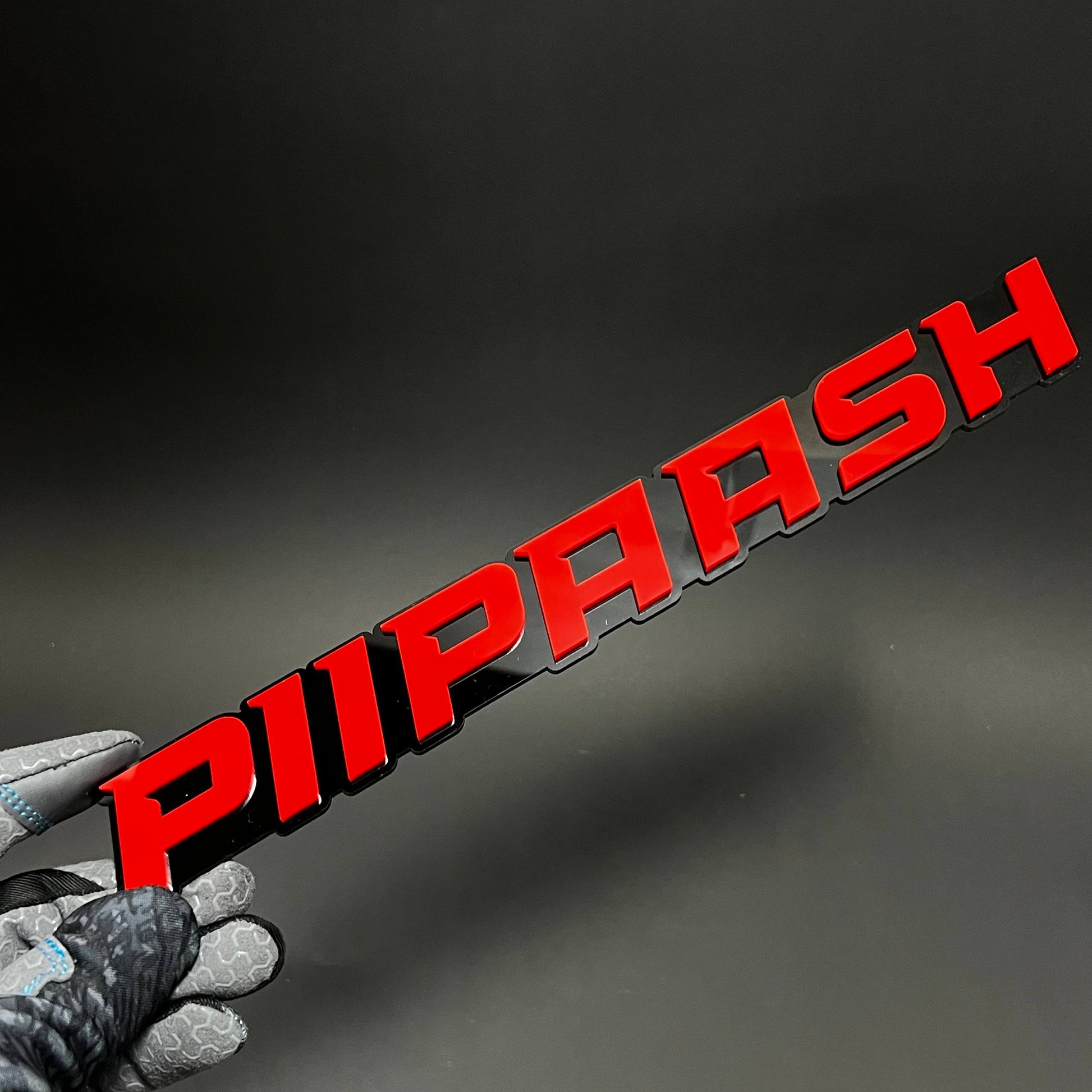1PC PIIPHASH 3D Acrylic Badge - Car Truck Emblem Fender Tailgate Trunk Sticker