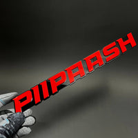 1PC PIIPHASH 3D Acrylic Badge - Car Truck Emblem Fender Tailgate Trunk Sticker