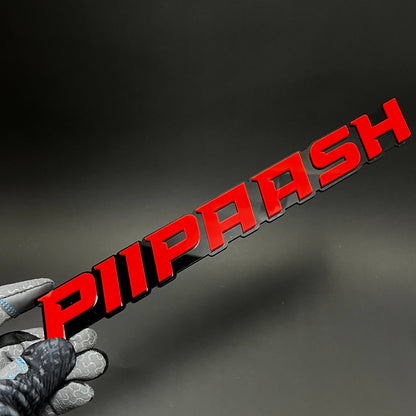 1PC PIIPHASH 3D Acrylic Badge - Car Truck Emblem Fender Tailgate Trunk Sticker