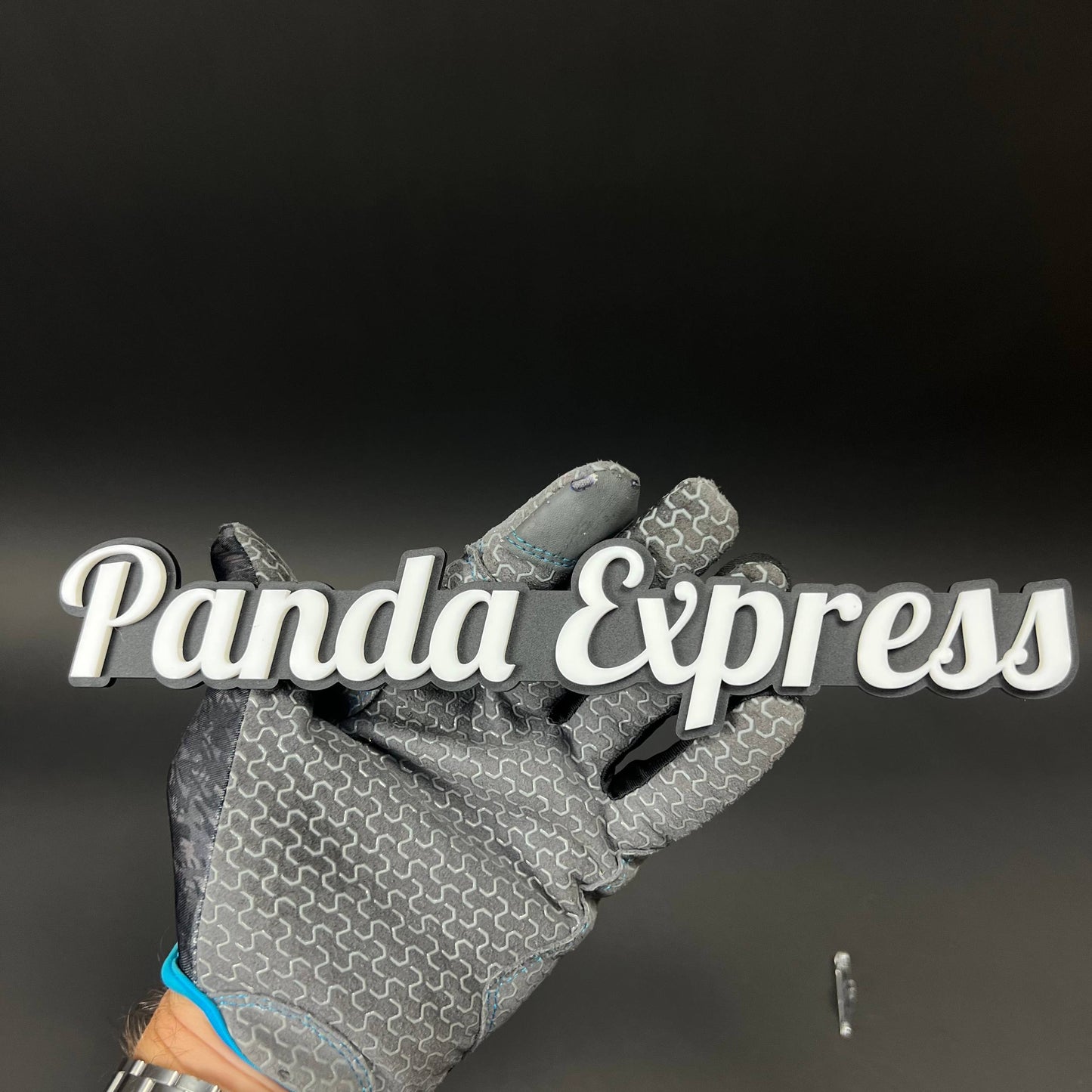 1PC Panda Express 3D Acrylic Badge - Car Truck Emblem Fender Sticker