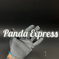 1PC Panda Express 3D Acrylic Badge - Car Truck Emblem Fender Sticker