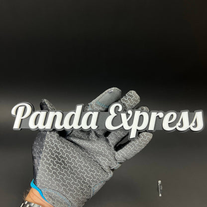 1PC Panda Express 3D Acrylic Badge - Car Truck Emblem Fender Sticker