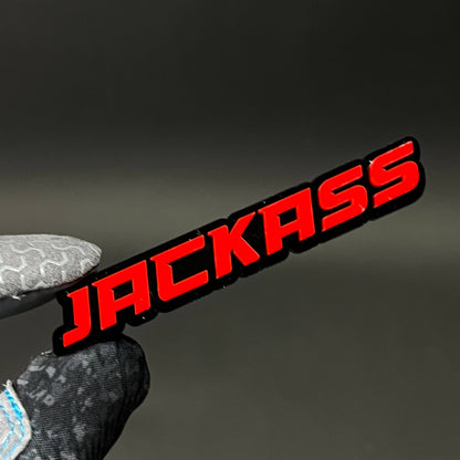 1PC JACKASS 3D Acrylic Badge - Car Truck Emblem Fender Tailgate Trunk Sticker