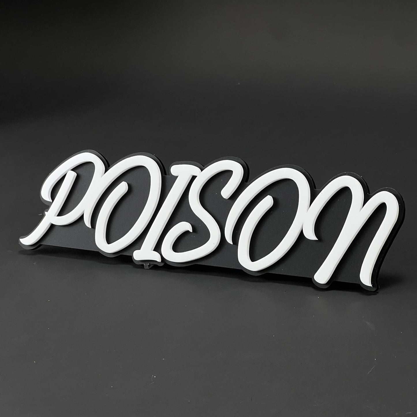 1PC POISON 3D Acrylic Badge - Car Truck Emblem Fender Tailgate Trunk Sticker
