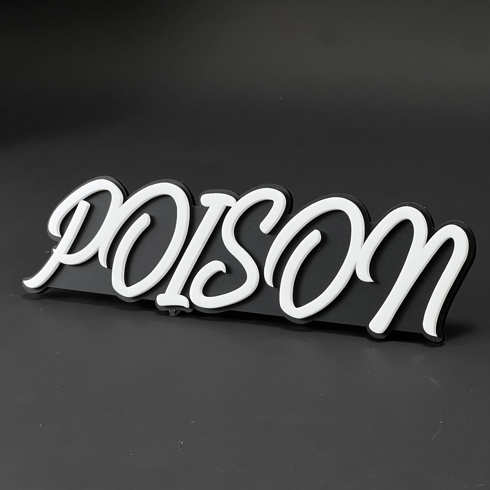 1PC POISON 3D Acrylic Badge - Car Truck Emblem Fender Tailgate Trunk Sticker