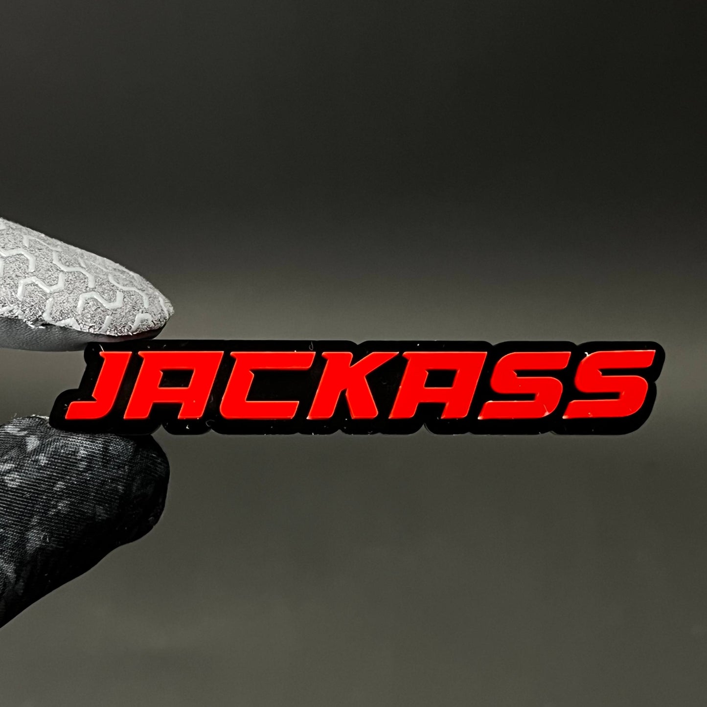 1PC JACKASS 3D Acrylic Badge - Car Truck Emblem Fender Tailgate Trunk Sticker