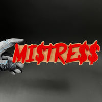 1PC MI$TRE$$ 3D Acrylic Badge - Car Truck Emblem Fender Tailgate Trunk Sticker