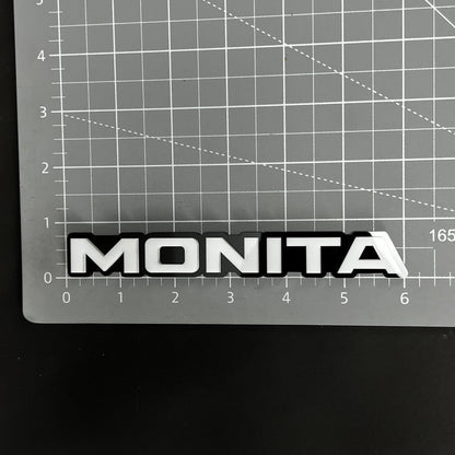 1PC MONITA 3D Acrylic Badge - Car Truck Emblem Fender Tailgate Trunk Sticker