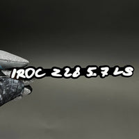 1PC IROC Z28 5.7 LS 3D Acrylic Badge - Car Truck Emblem Fender Sticker