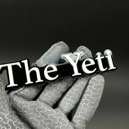 1PC The Yeti 3D Acrylic Badge - Car Truck Emblem Fender Tailgate Trunk Sticker