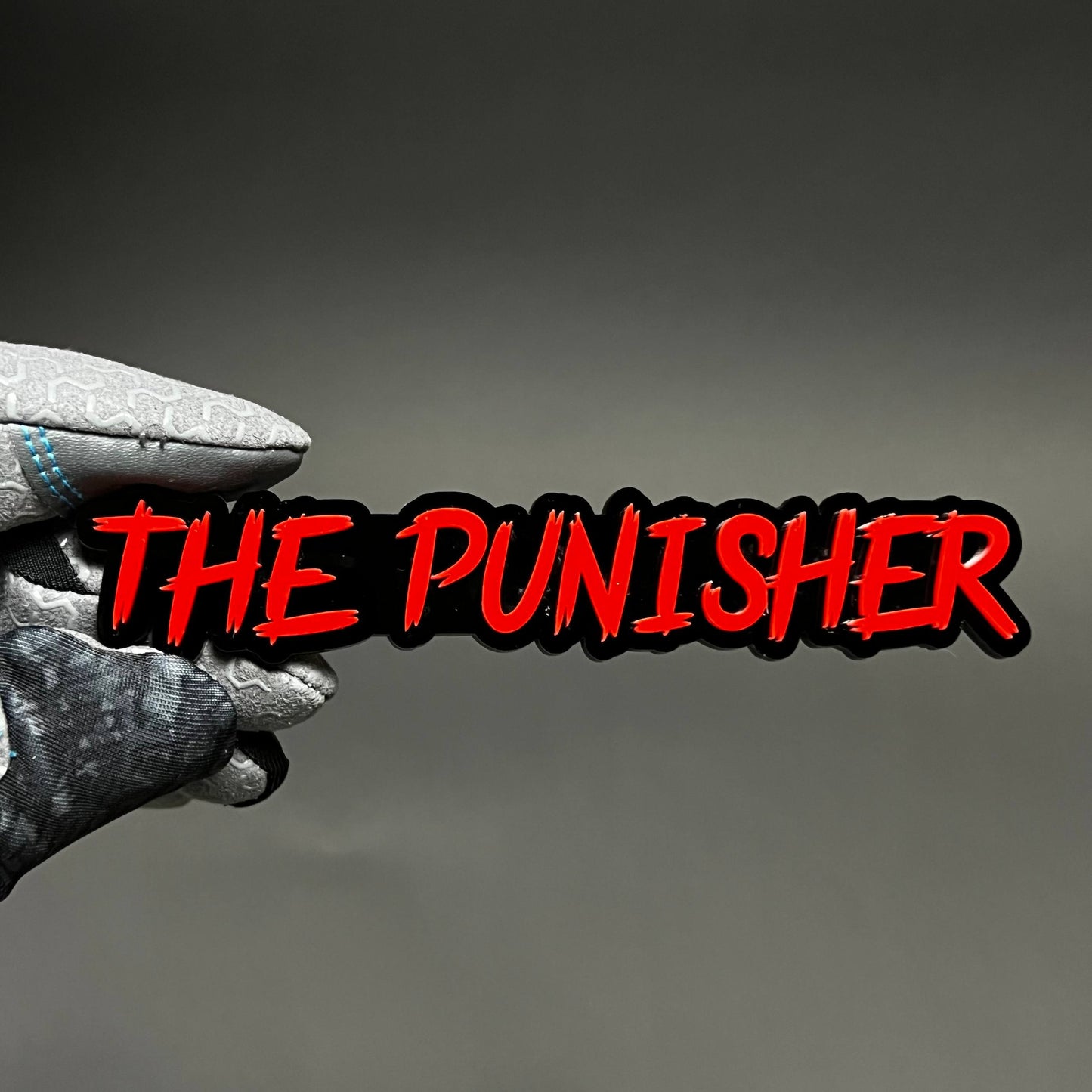 1PC THE PUNISHER 3D Acrylic Badge - Car Truck Emblem Fender Sticker