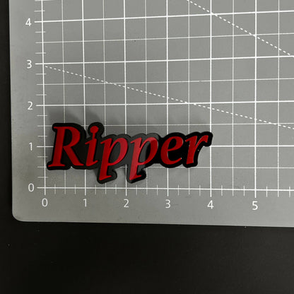 1PC Ripper 3D Acrylic Badge - Car Truck Emblem Fender Tailgate Trunk Sticker