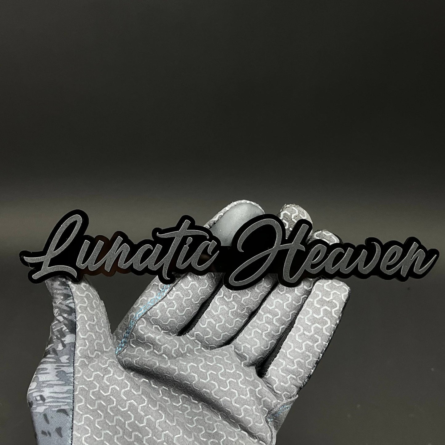1PC Lunatic Heaven 3D Acrylic Badge - Car Truck Emblem Fender Sticker