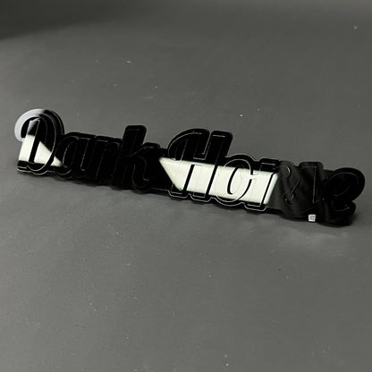 1PC Dark Horse 3D Acrylic Badge - Car Truck Emblem Fender Tailgate Trunk Sticker