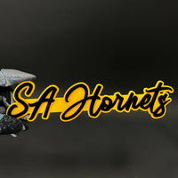 1PC SA Hornets 3D Acrylic Badge - Car Truck Emblem Fender Tailgate Trunk Sticker
